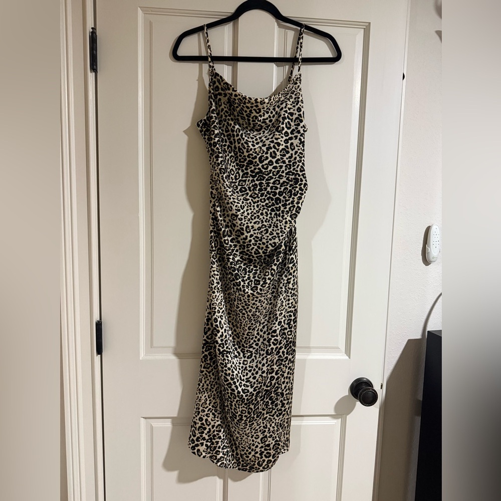 Re:Named Cheetah Print Dress, Size Small